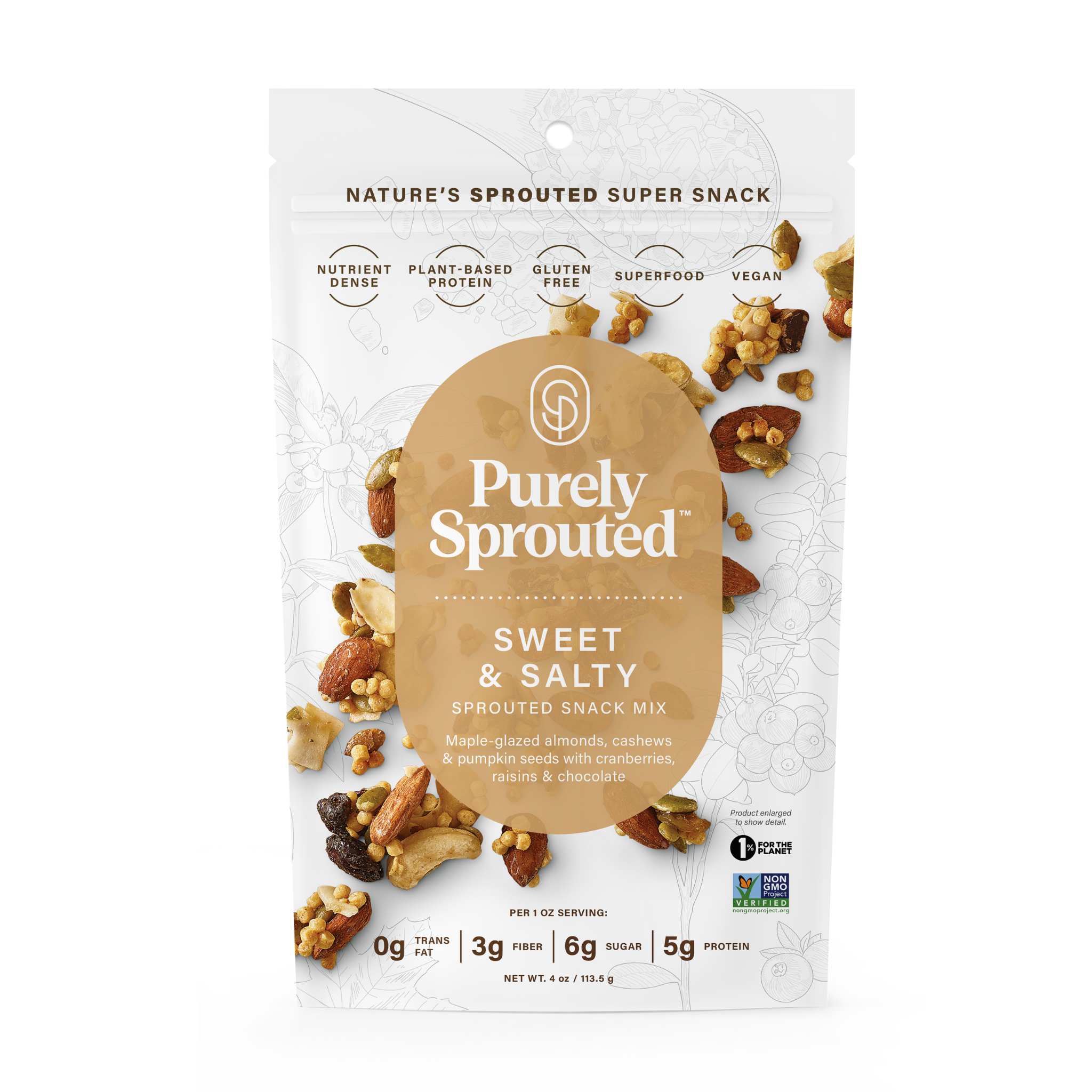 Sweet & Salty Sprouted Snack Mix. – Purely Sprouted