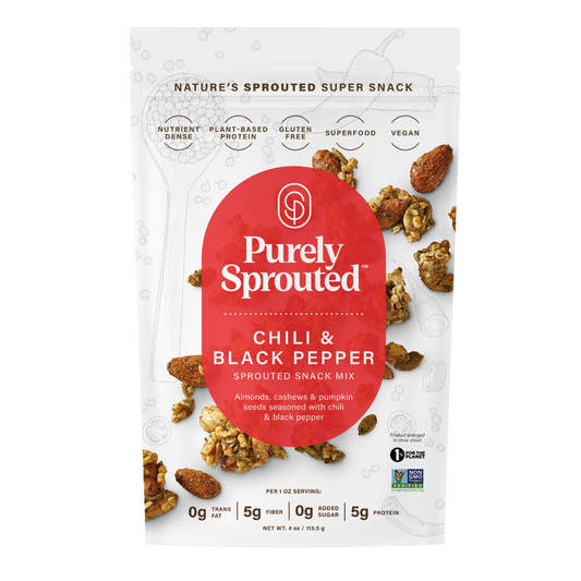 Chili & Black Pepper Sprouted Snack Mix