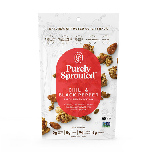 Chili & Black Pepper Sprouted Snack Mix