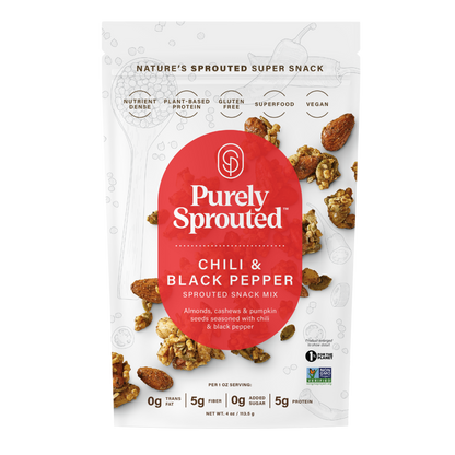 Chili & Black Pepper Sprouted Snack Mix