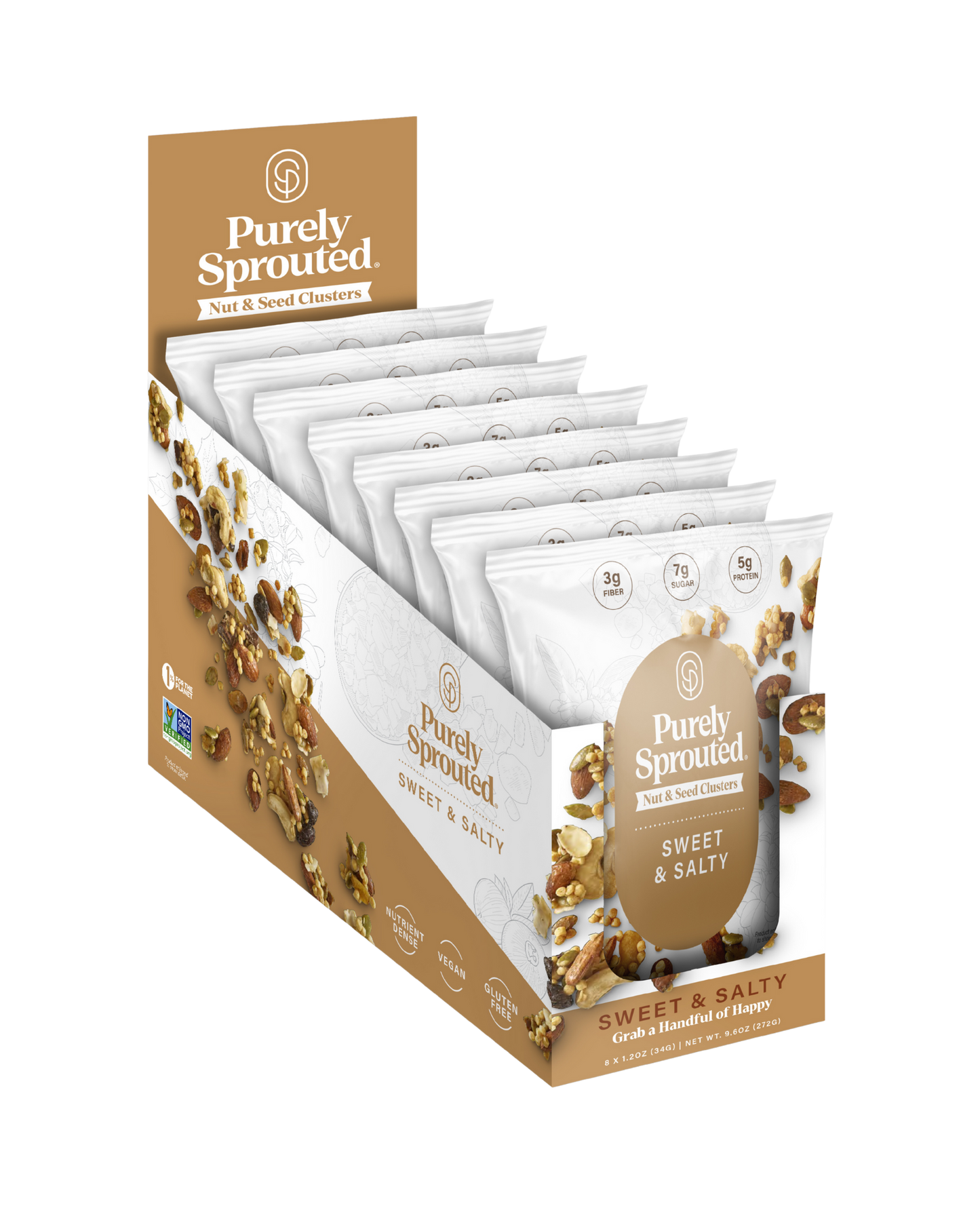 Sweet & Salty Sprouted Snack Mix